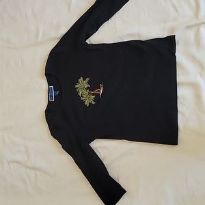 Fun Karen Scott cotton palm tree tee. MP.